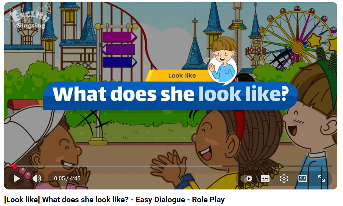What does she look like? - Easy Dialogue (Listening Practice)